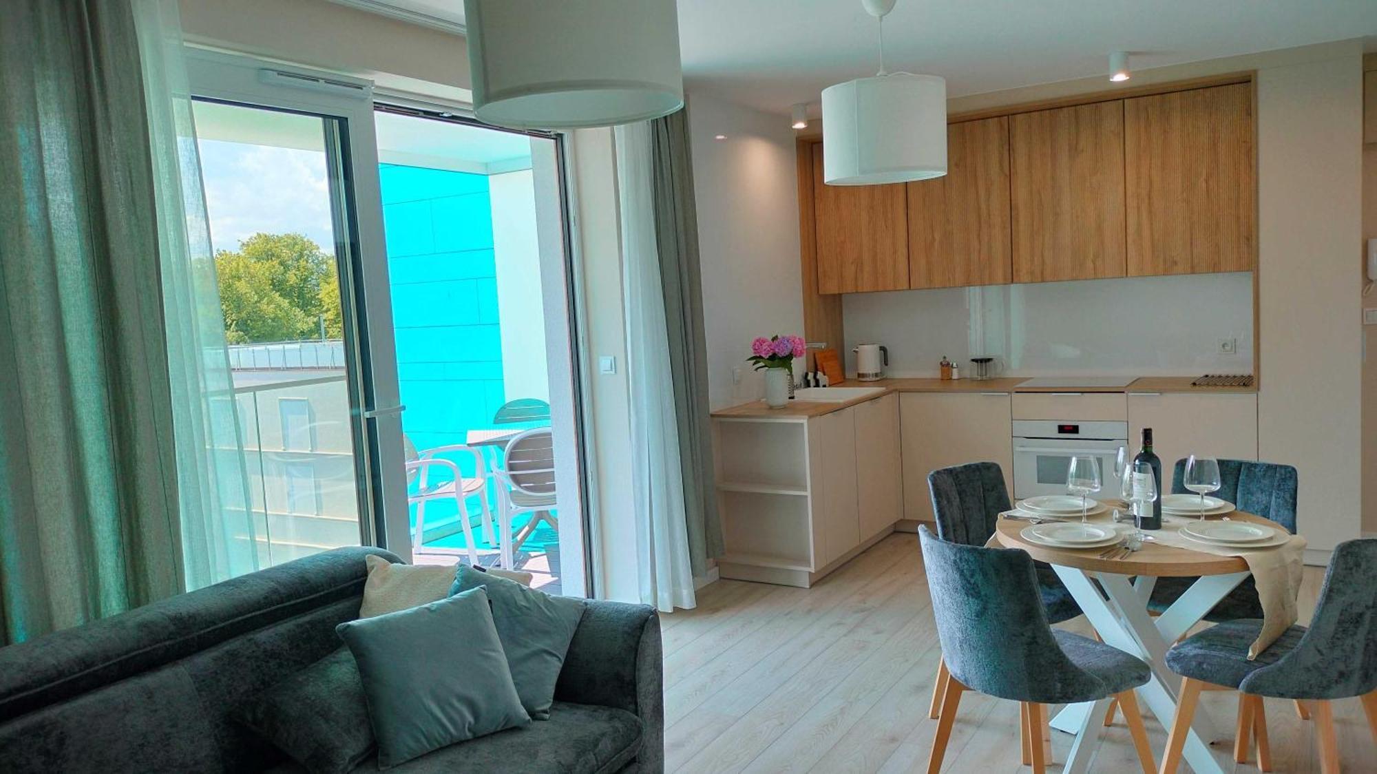 Cicha Przystan Apartamenty Whiteblue Sauna&Fitness&Parking 科沃布热格 外观 照片